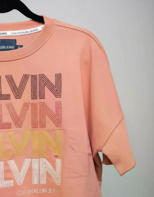 standard_resolution-135.jpg Polerón Manga Corta Calvin Klein De Mujer M Terracota Lisa