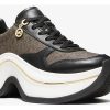 Zapatilla Michael Kors Modelo Arla Originales Marrón 39 Cl