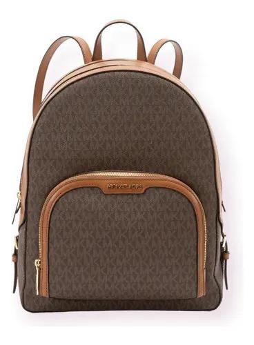Mochila Michael Kors Mediana Color Brown Liso