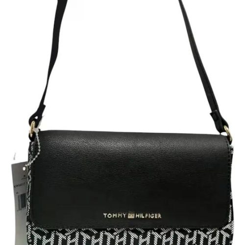 Bandolera / Cartera Marca Tommy Hilfiger Azul Marino Dorados
