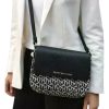 Bandolera / Cartera Marca Tommy Hilfiger Azul Marino Dorados