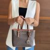 Bolsa Michael Kors Original Jet Set Travel Tote X-small Café Color Marrón Monograma Marrón Claro