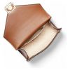 Cartera Y Crossbody Michael Kors Modelo Whitney Marrón Dorado