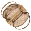 Cartera Tote Michael Kors Modelo Christina Original Beige Lisa Dorados