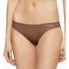 Calzón Tipo Bikini Calvin Klein Marrón Liso Xl