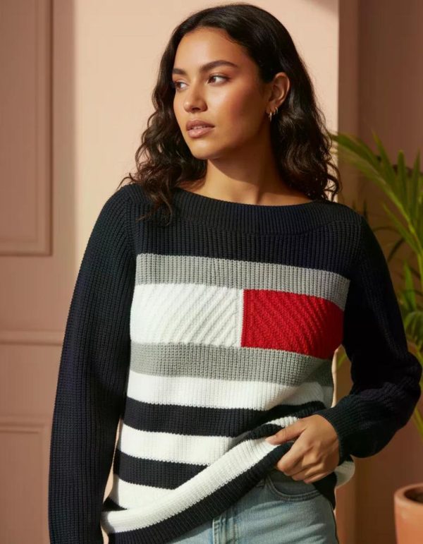 Chaleco Largo Tommy Hilfiger Mujer Azul Oscuro Xs