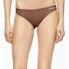 Calzón Tipo Bikini Calvin Klein Marrón Liso Xl