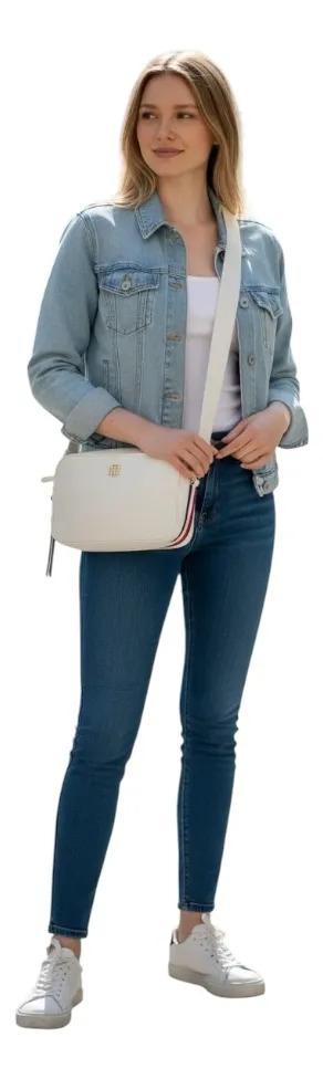 Cartera Bandolera Tommy Hilfiger Blanco Lisa