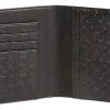 Porta Pasaporte Guess Negro Liso