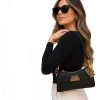 Cartera De Hombro Y Crossbody Steve Madden Modelo Hollywood Negro Dorados