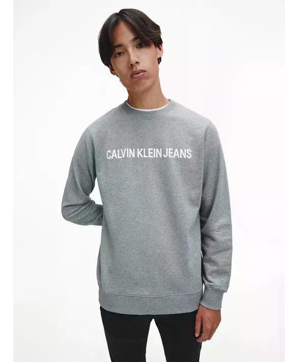 standard_resolution-249.jpg Polerón Hombre Calvin Klein Jeans Hombre L Plateado Lisa