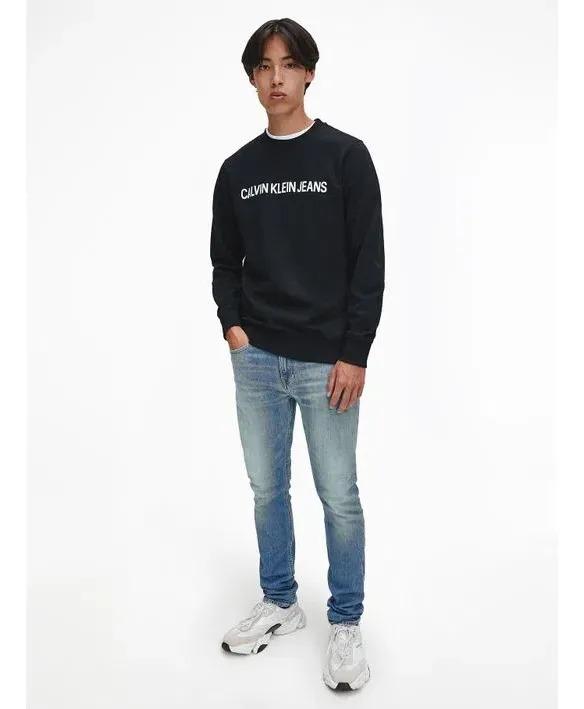 standard_resolution-255.jpg Polerón Hombre Calvin Klein Jeans Hombre L Plateado Lisa