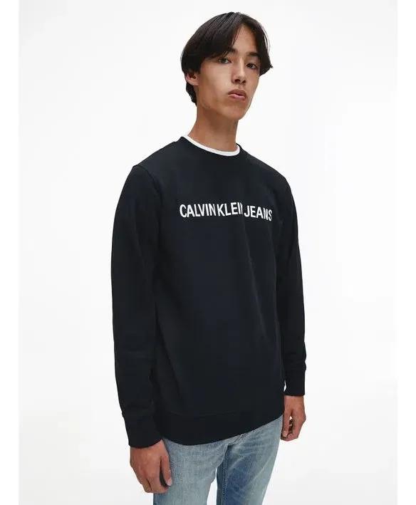 standard_resolution-256.jpg Polerón Hombre Calvin Klein Jeans Hombre L Plateado Lisa