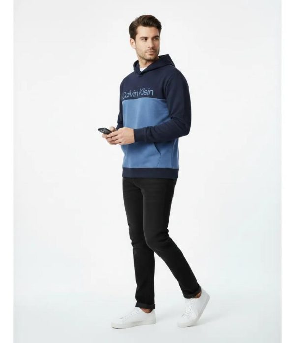 Polerón Hombre Calvin Klein Con Capucha L Beige