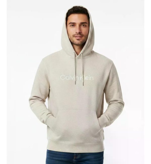 Polerón Hombre Calvin Klein Con Capucha L Beige