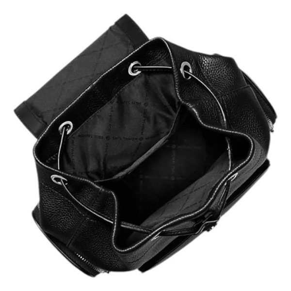 Mochila Michael Kors Modelo Merritt Mujer Original Negro Liso